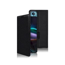 Etui Portefeuille Zanae noir pour Motorola Edge 30