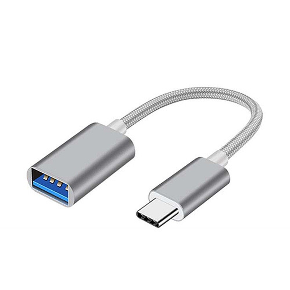 Câble OTG / USB-C argenté