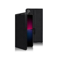 Étui portefeuille noir pour Sony Xperia 10 IV