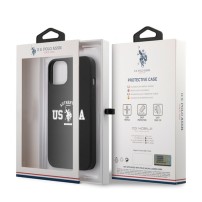 Coque en silicone noire pour iPhone 13