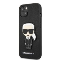Coque finition Saffiano avec motif Avatar pour iPhone 13 Pro en noir