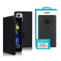 Etui Portefeuille Zanae Noir pour Poco X4 GT et Redmi Note 11T Pro