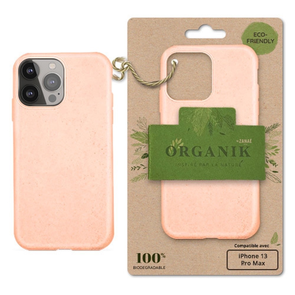 Coque Organik rose pour iPhone 13 Pro Max