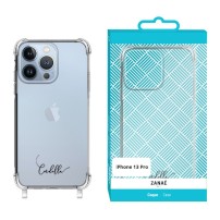 Coque transparente avec anneaux pour iPhone 13 Pro
