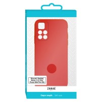Coque rouge Zanae Color pour Xiaomi Poco M4 Pro 5G et Redmi Note 11S 5G
