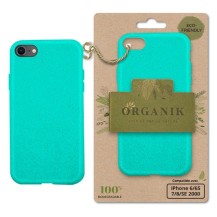 Coque Organik verte menthe pour iPhone
