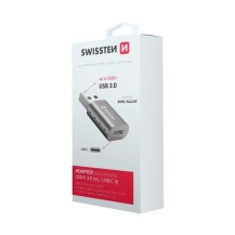 Adaptateur OTG Swissten USB / USB-C gris