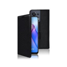 Étui Portefeuille Zanae Noir pour Oppo Reno8