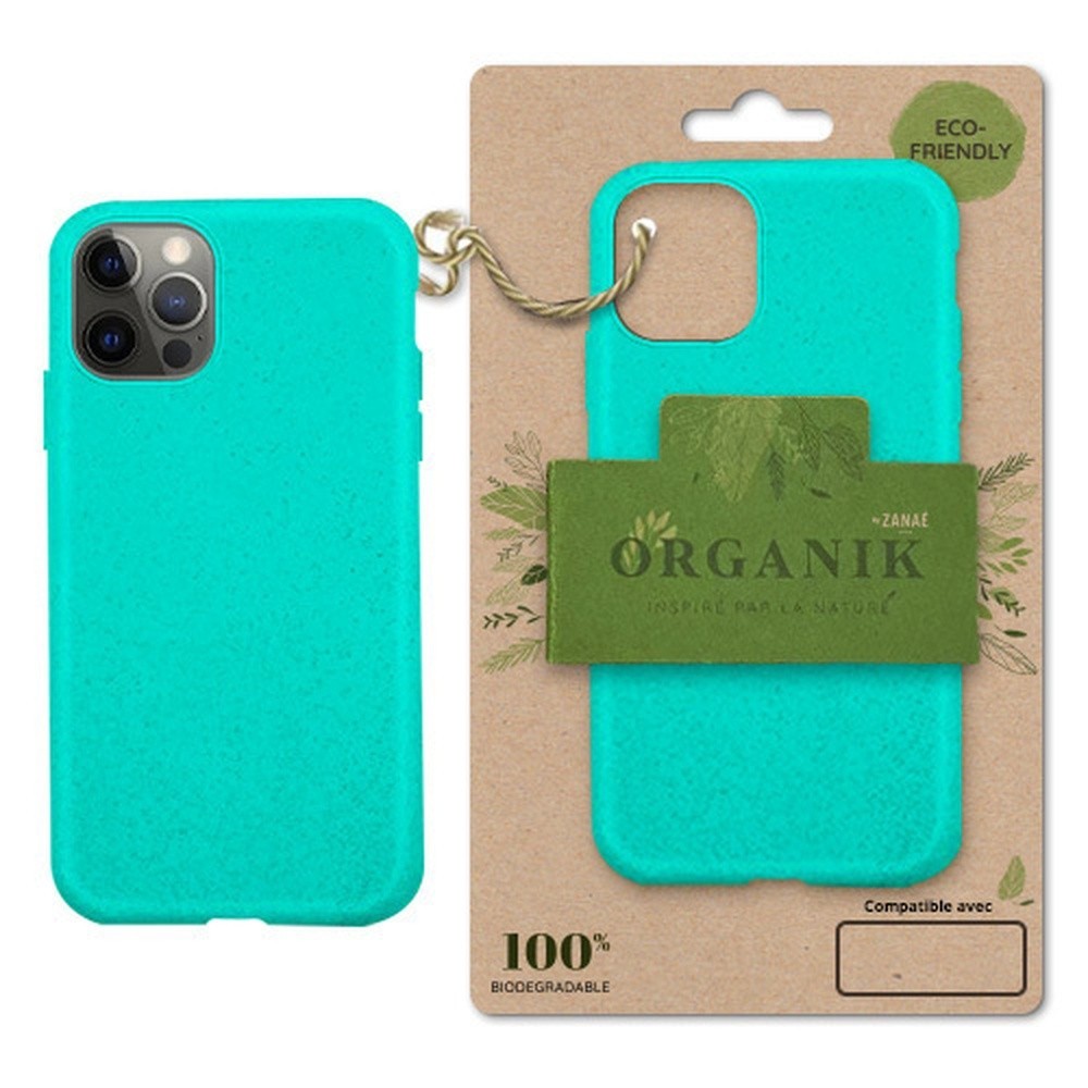 Coque Organik verte menthe pour iPhone 14 Plus