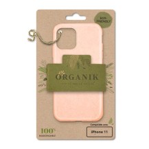 Coque Organik rose pour iPhone 11