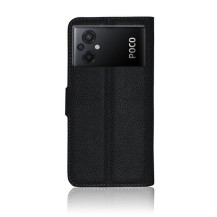 Étui Portefeuille Zanae Noir pour Xiaomi Poco M5 et M4 5G