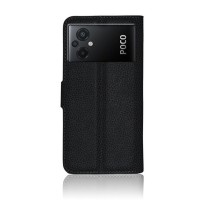 Étui Portefeuille Zanae Noir pour Xiaomi Poco M5 et M4 5G