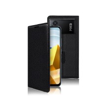 Étui Portefeuille Zanae Noir pour Xiaomi Poco M5 et M4 5G