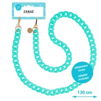 Chaine-bijou Mint Harmony L en vert menthe pour téléphone