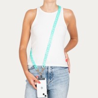 Chaine-bijou Mint Harmony L en vert menthe pour téléphone