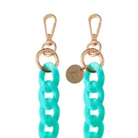 Chaine-bijou Mint Harmony L en vert menthe pour téléphone