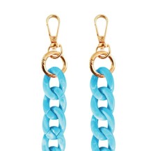 Chaine-bijou Caraibe Vibe L en bleu clair