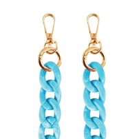 Chaine-bijou Caraibe Vibe L en bleu clair