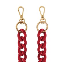 Chaîne-bijou Coral red L universelle élégante rouge