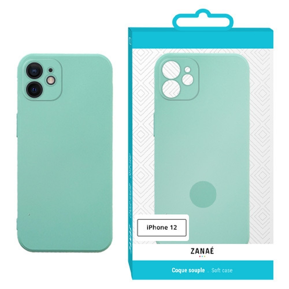 Coque Zanae Color pour iPhone 12 en couleur menthe