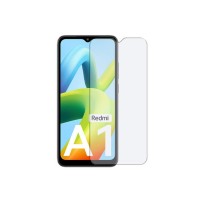 Vue avant du film protecteur en verre trempé pour Redmi A1 et A2