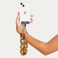 Chaîne-bijou Golden fire S marron