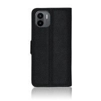 Vue de l'Etui Portefeuille Zanae Noir pour Redmi A1 / A2