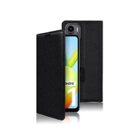 Vue de l'Etui Portefeuille Zanae Noir pour Redmi A1 / A2