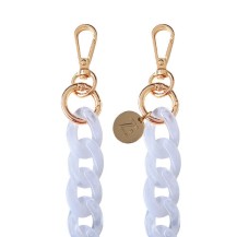 Chaine-bijou Crystal harmony L blanc