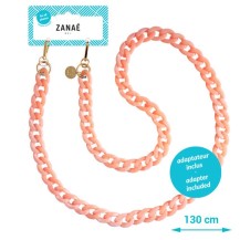 Chaîne-bijou Coral Harmony L couleur orange