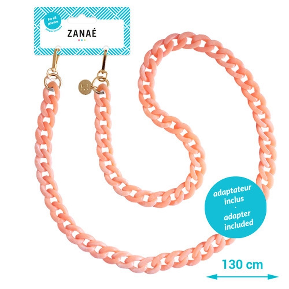 Chaîne-bijou Coral Harmony L couleur orange