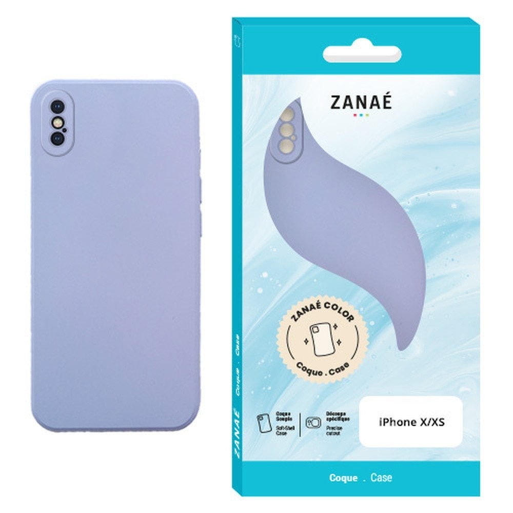 Coque Zanae Color pour iPhone X/XS en lilas
