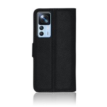 Etui Portefeuille Zanae Noir pour Xiaomi 12T / 12T Pro