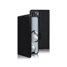 Etui Portefeuille Zanae noir pour Oppo A57 5G / A77 5G