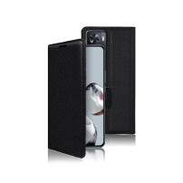 Etui Portefeuille Zanae noir pour Oppo A57 5G / A77 5G