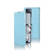 Housse Zanae Wallet bleu clair pour Oppo A77 5G