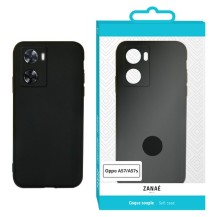 Coque Zanae Color noire pour Oppo A57 5G et A77 5G