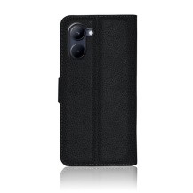 Portefeuille Zanae noir pour Realme C33 compatible