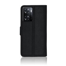Étui portefeuille Zanae noir pour Oppo A57 A77