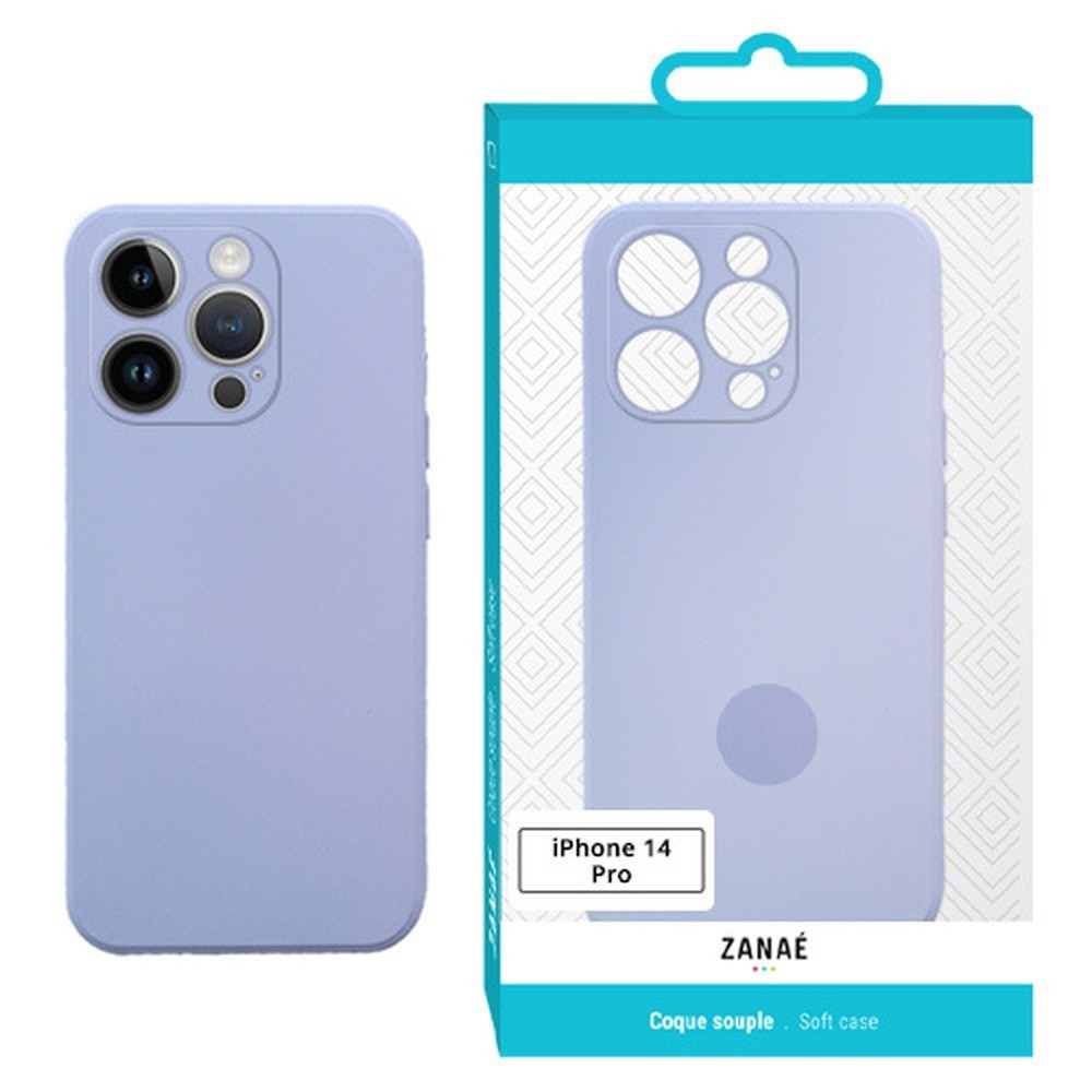 Coque Zanaé Color Lilas pour iPhone 14 Pro