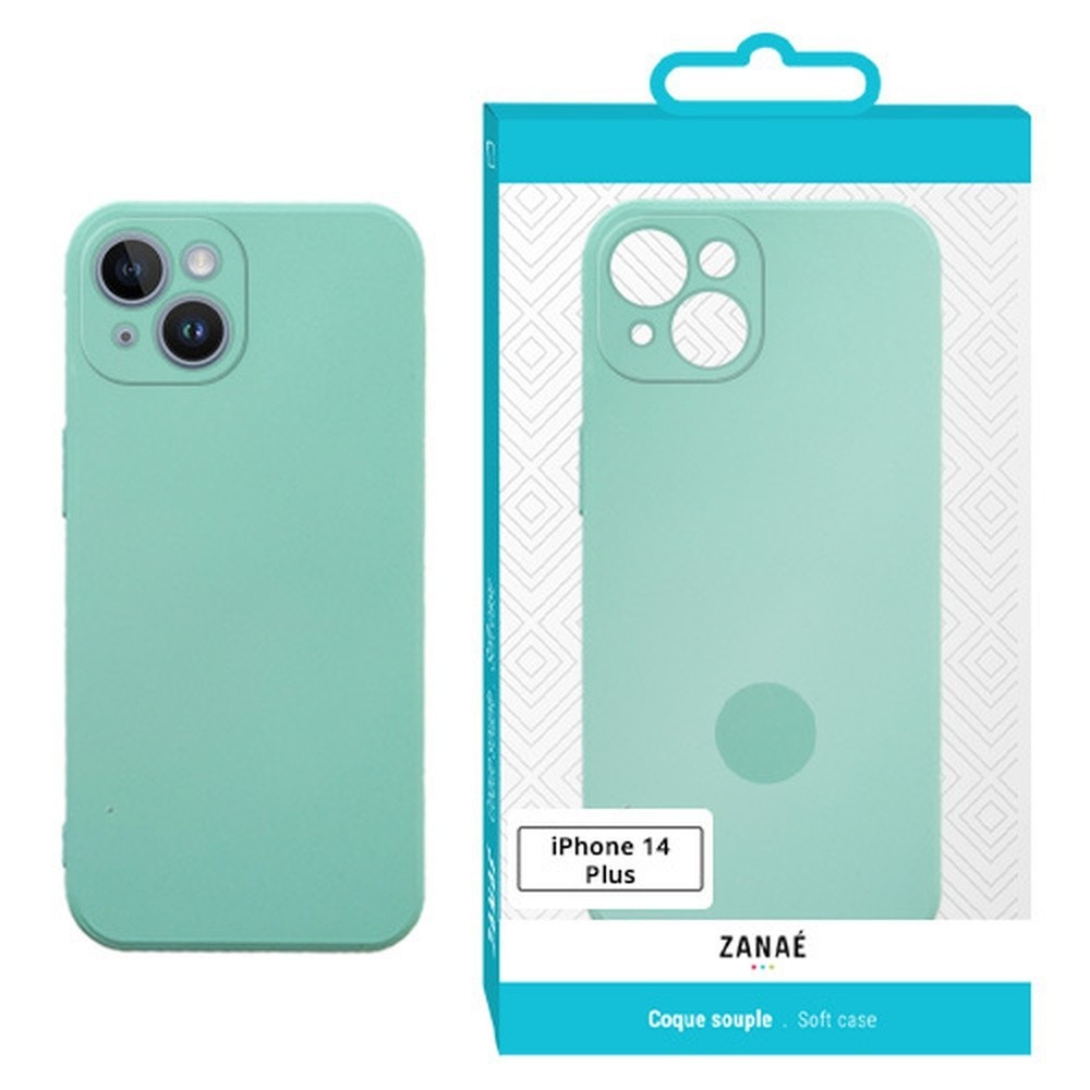 Coque Zanae Color Menthe pour iPhone 14 Plus