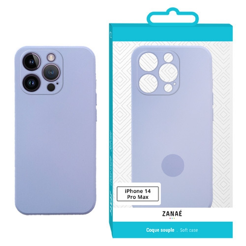Coque Zanae Color Lilas pour iPhone 14 Pro Max