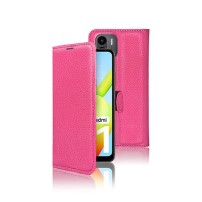 Etui portefeuille Zanae fushia