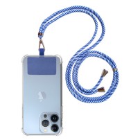 Cordon universel In the navy en marine et blanc