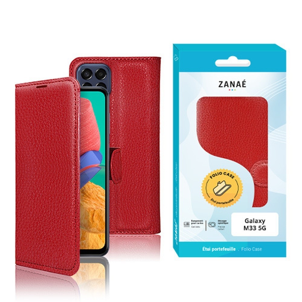 Etui Portefeuille Zanae pour Samsung Galaxy M33 5G