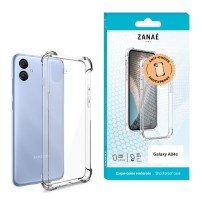 Coque en silicone transparente avec coins renforcés pour Galaxy A04e