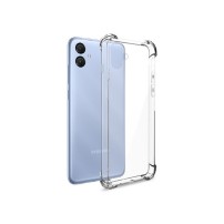 Coque en silicone transparente avec coins renforcés pour Galaxy A04e