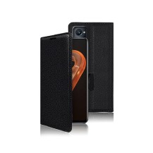 Étui portefeuille Zanae noir pour Oppo A96 et Realme 9i offrant protection et élégance