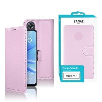 Étui Portefeuille Zanae pour Oppo A17 en Rose