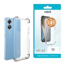 Coque silicone transparente avec coins renforcés pour Oppo A17